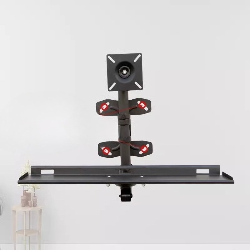 Desk Setup Living Room - Regulowana ścienna półka na klawiaturę Ergonomiczny