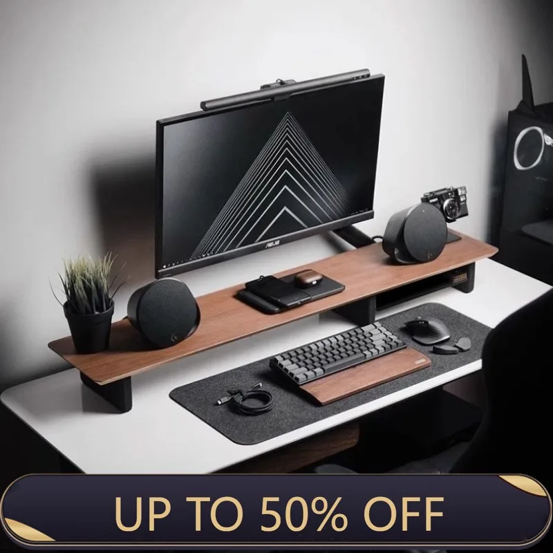 Desk Setup Living Room - Z1 Stojak podwyższający wysokość monitora, luksusowy