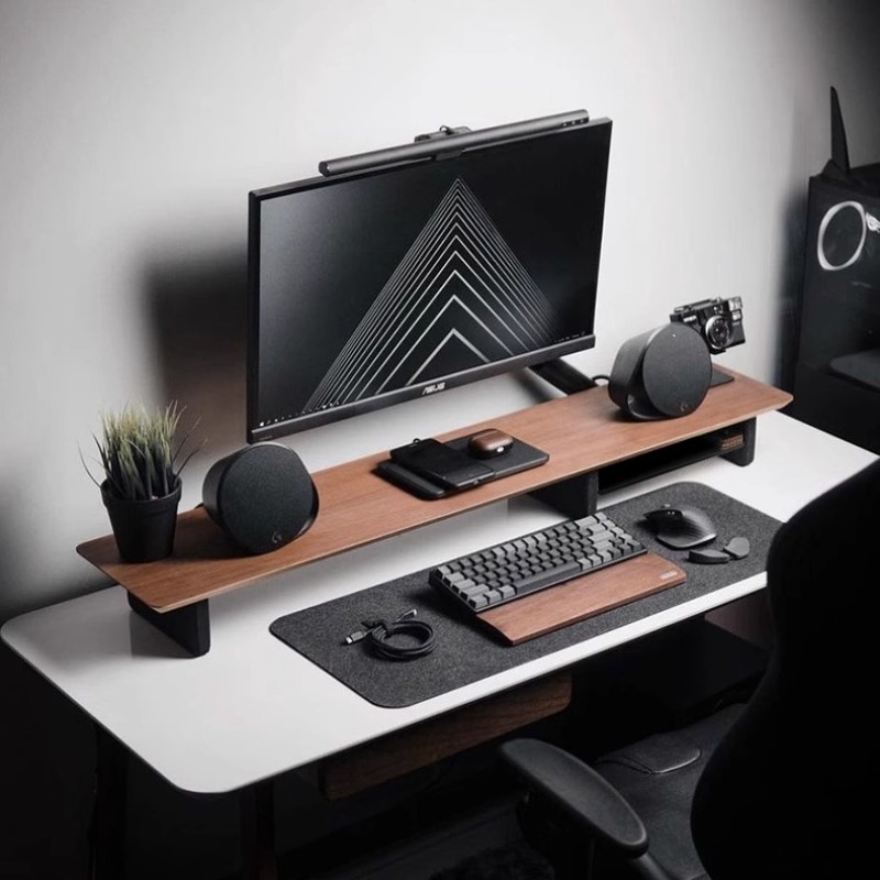 Desk Setup Living Room - Stojak pod monitor Z1, podwyższający ekran,
