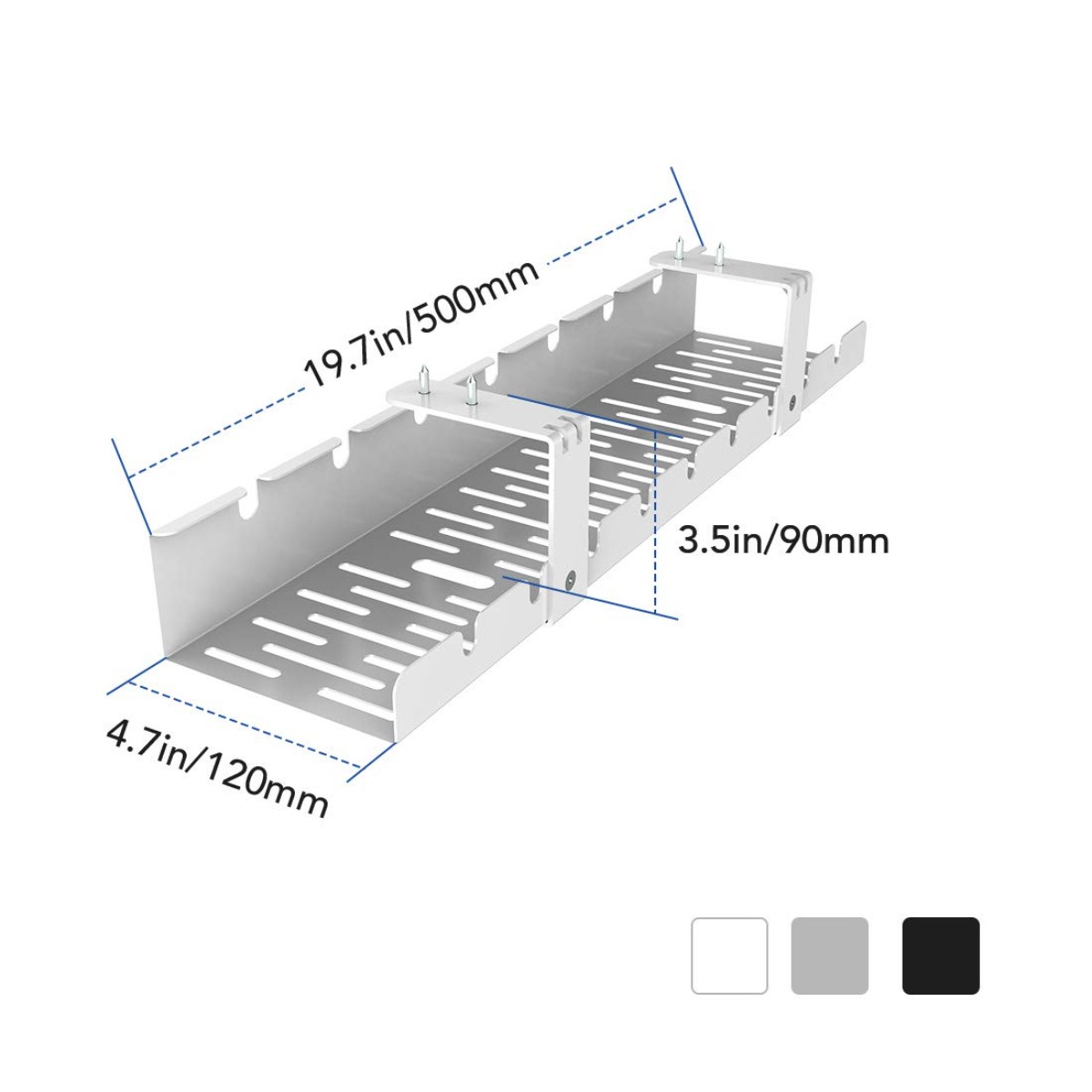 Organizer na kable pod biurko, – Desk Setup Living Room recenzja i cena