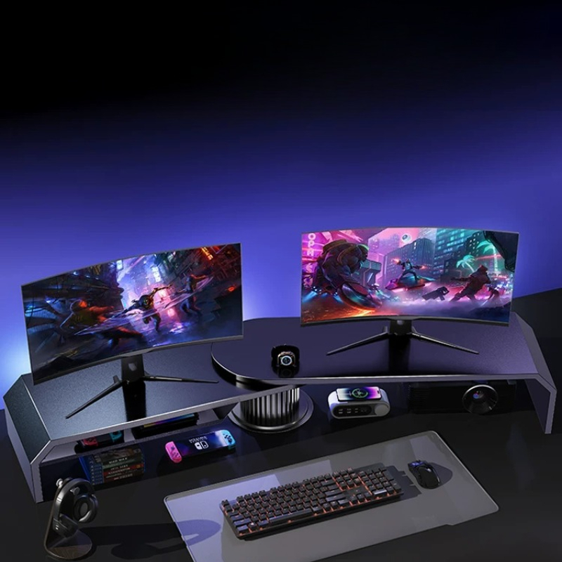 Podstawka pod dwa monitory do  – Desk Setup Living Room recenzja i cena