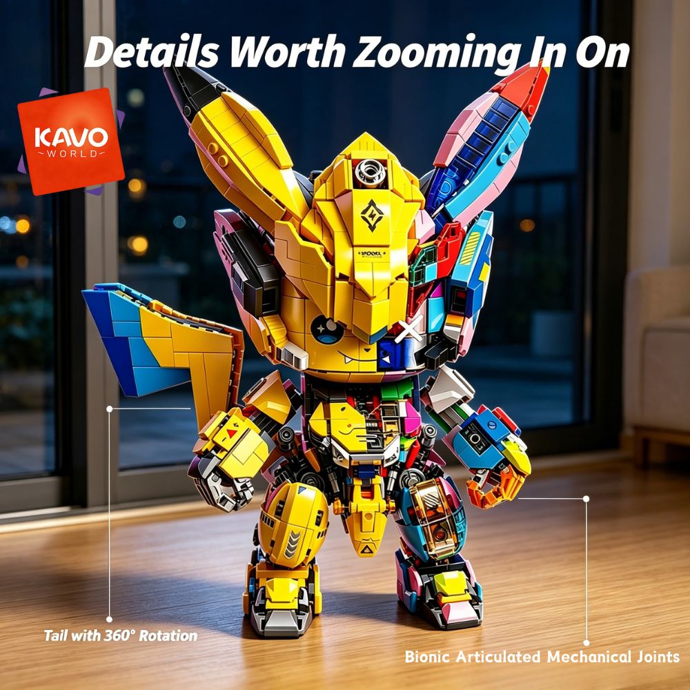 KAVOWORLD 1505 elementów Mecha – Desk Setup Diy recenzja i cena