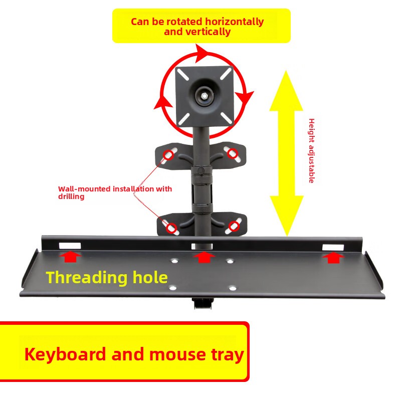 Regulowana ścienna półka na kl – Desk Setup Living Room recenzja i cena