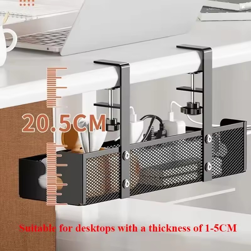Organizer kabli pod biurko, be – Desk Setup Living Room recenzja i cena