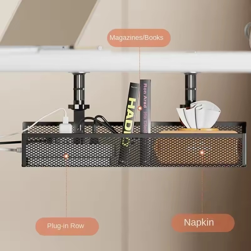 Organizer kabli pod biurko, be – Desk Setup Living Room recenzja i cena