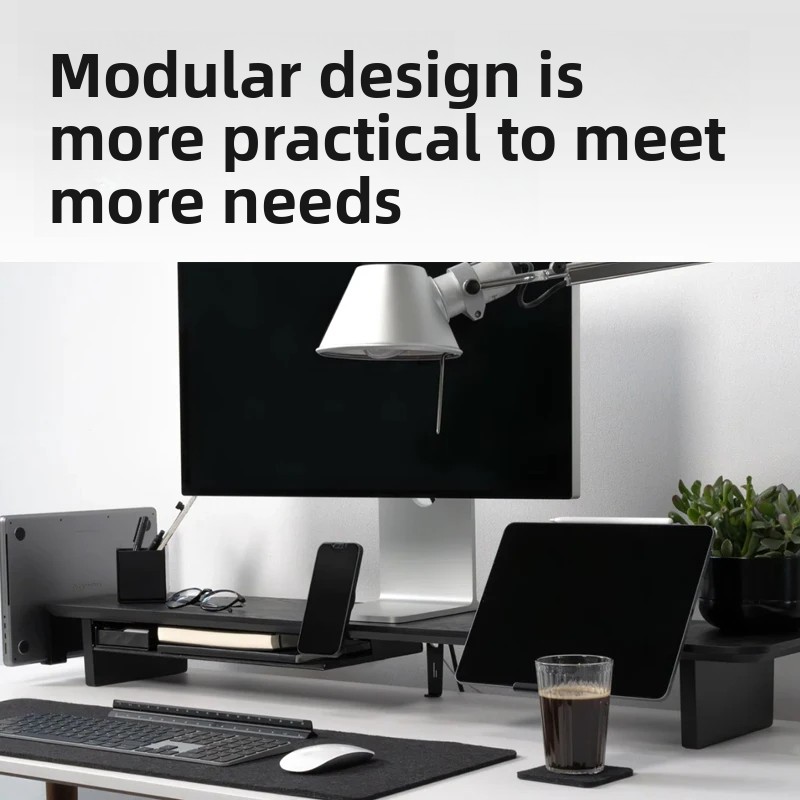 Solidny drewniany stojak pod m – Desk Setup Living Room recenzja i cena