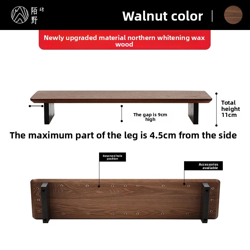 Solidny drewniany stojak pod m – Desk Setup Living Room recenzja i cena