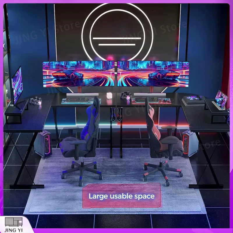 Biurko gamingowe w kształcie l – Desk Setup L Shaped recenzja i cena