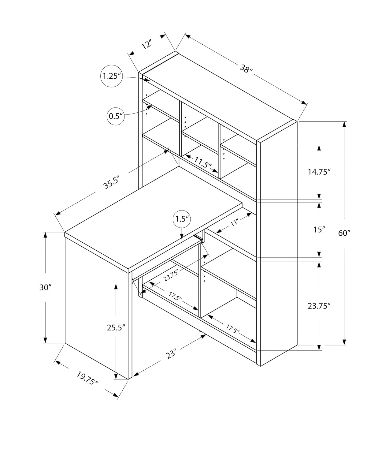 Biurko narożne z regulowanymi  – Desk Setup Corner recenzja i cena
