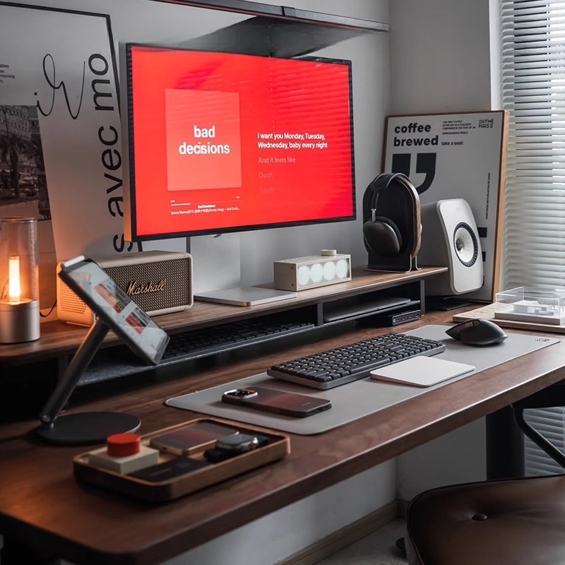 Stojak pod monitor Z1, podwyżs – Desk Setup Living Room recenzja i cena