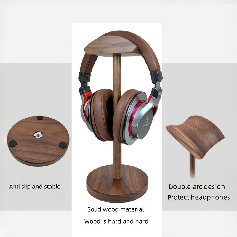PGY Drewniany Stojak na Słucha – Desk Setup Headphone Stand recenzja i cena